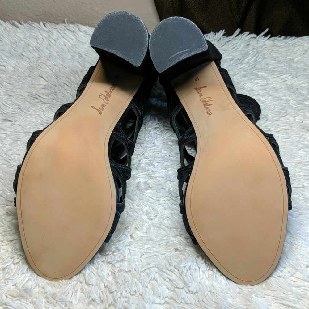 Sam Edelman High Thick Heels Size 10 - Picture 5 of 6